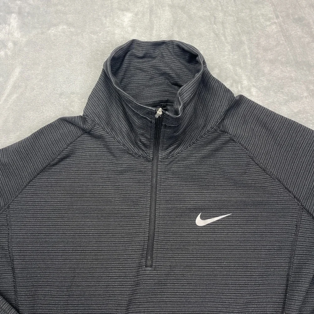 Philadelphia Eagles 1/4 Zip Pullover Mens XL Black Nike Golf NFL Football Sports